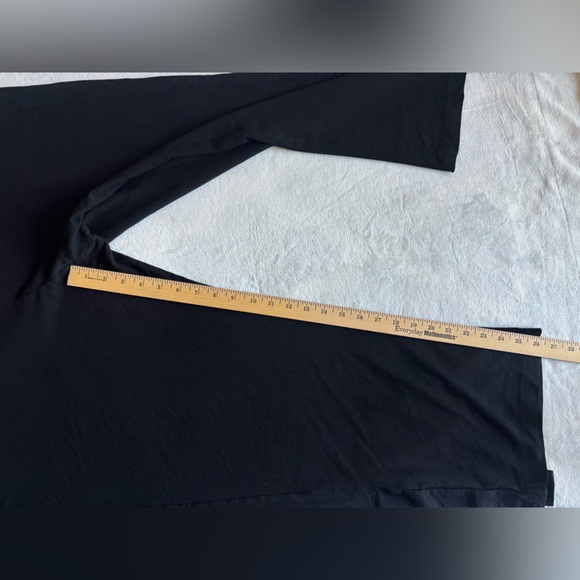 Eileen Fisher Wide Leg Classic Black Pants Leggings Size 3X Relaxed Fit - Picture 5 of 12